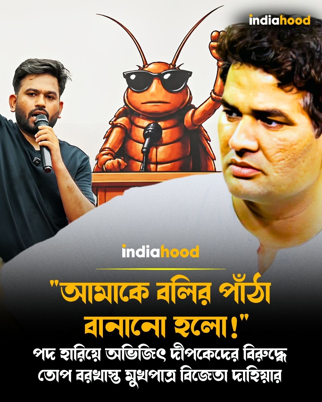 "আমাকে বলির পাঁঠা বানানো হলো!"